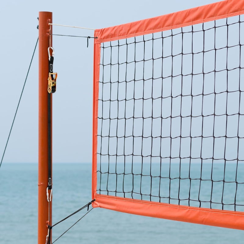 MiniInflat 2 Pcs Volleyball Net Tensioning Ratchet Strap, Heavy Duty Net Tensioning Lever Ratchet, Volleyball Poles Rope Tightener for Indoor & Outdoor Use - Image 4